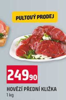 HOVĚZÍ PŘEDNÍ KLIŽKA 1 kg