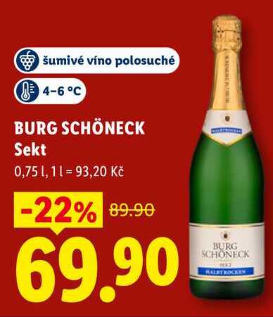 BURG SCHÖNECK Sekt, 0,75 l