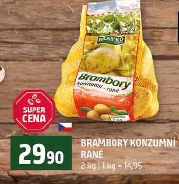 BRAMBORY KONZUMNI RANÉ 2 kg
