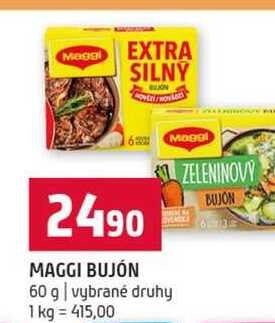 MAGGI BUJÓN 60 g vybrané druhy