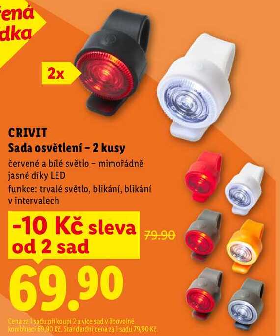 CRIVIT Sada osvětlení - 2 kusy