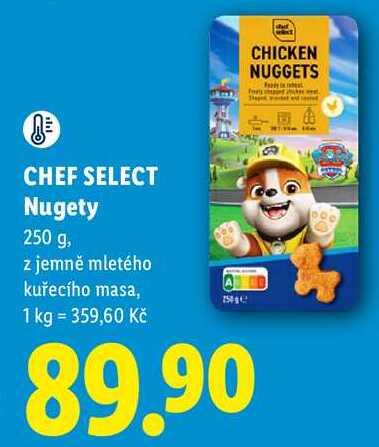 CHEF SELECT Nugety, 250 g