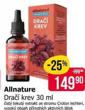 Allnature Dračí krev 30 ml