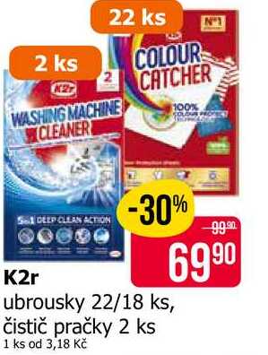 K2r ubrousky 22/18 ks
