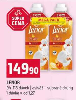 LENOR 94-118 dávek aviváž vybrané druhy 