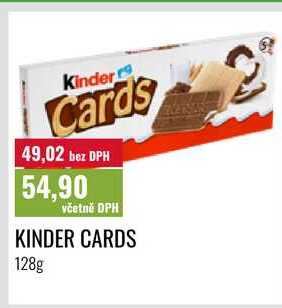 KINDER CARDS 128g 