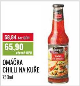 OMÁČKA CHILLI NA KUŘE 750ml
