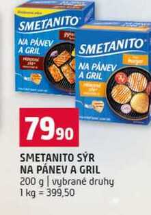 SMETANITO SÝR NA PÁNEV A GRIL 200 g vybrané druhy