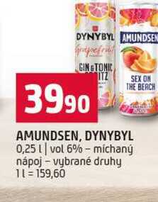 AMUNDSEN, DYNYBYL 0,25l vol 6% míchaný nápoj vybrané druhy 