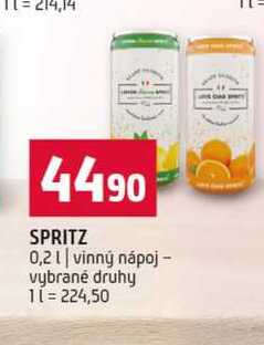 SPRITZ 0,2l vinný nápoj vybrané druhy