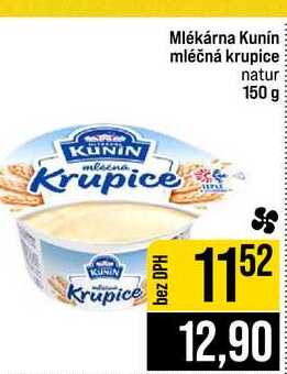 Mlékárna Kunín mléčná krupice natur 150 g