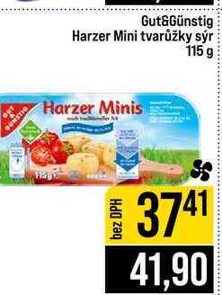 Günstig Harzer Mini tvarůžky sýr 115 g