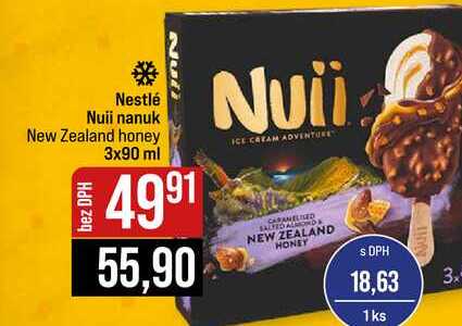 Nestlé Nuii nanuk New Zealand honey 3x90 ml 