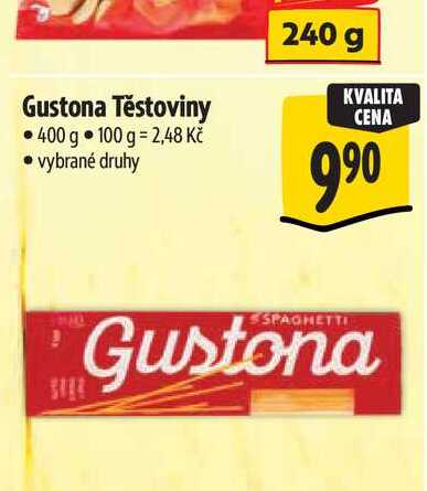 Gustona Těstoviny 400 g