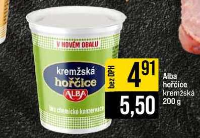Alba hořčice kremžská 200 g