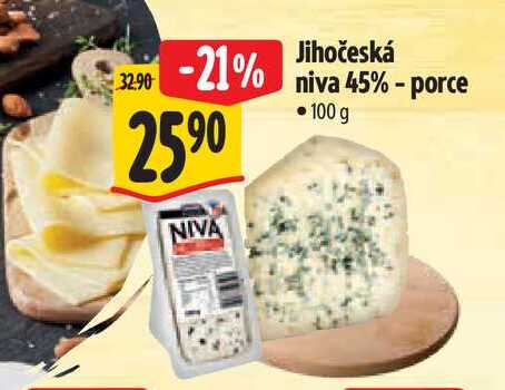  Jihočeská niva 45% - porce  100 g 