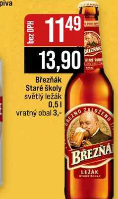 Březňák Staré školy světlý ležák 0,5l