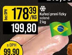 Kuřecí prsní řízky 2 kg