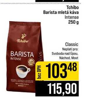 Tchibo Barista mletá káva Intense 250 g