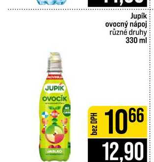 Jupik ovocný nápoj různé druhy 330 ml 