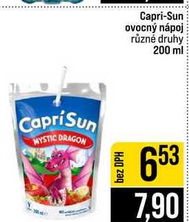 Capri-Sun ovocný nápoj různé druhy 200 ml