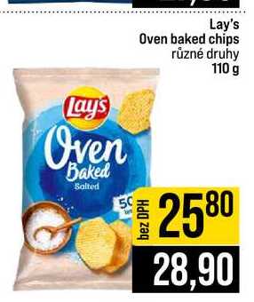 Lay's Oven baked chips různé druhy 110 g
