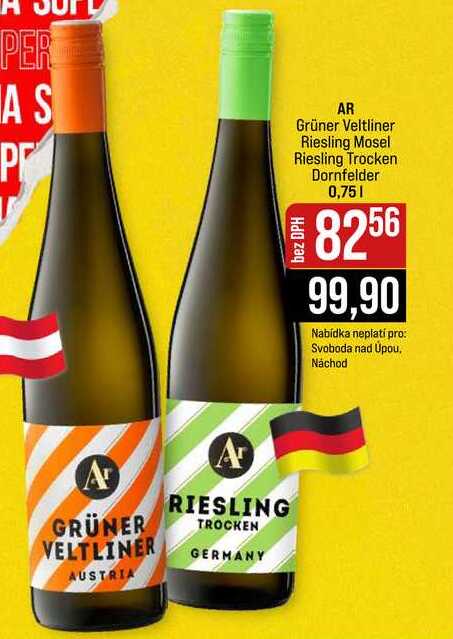 Grüner Veltliner Riesling Mosel Riesling Trocken Dornfelder 0,75l