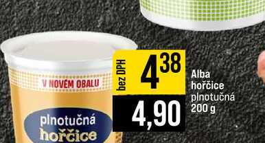 Alba hořčice plnotučná 200 g