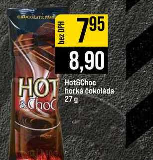 Hot&Choc horká čokoláda 27 g 