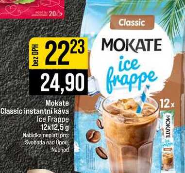 Mokate Classic instantní káva Ice Frappe 12x12,5 g 