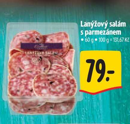 Lanýžový salám s parmezánem 60 g