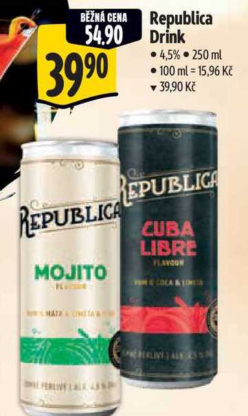 Republica Drink 4,5% 250 ml