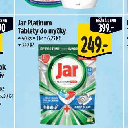 Jar Platinum Tablety do myčky 40 ks