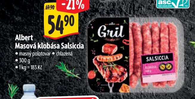 Albert Masová klobása 300 g