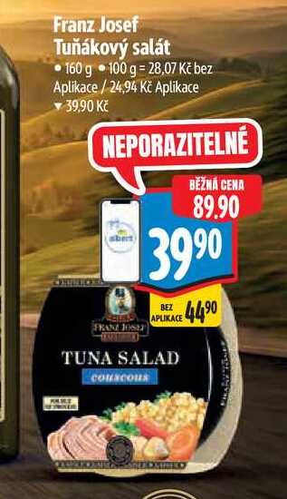 Franz Josef Tuňákový salát 160 g 