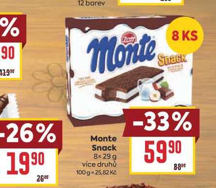 Monte Snack 8x29 g 