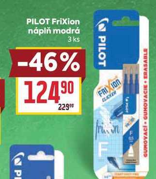 PILOT Frixion náplň modrá 3 ks 