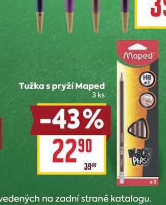 Tužka s pryží Maped 3 ks