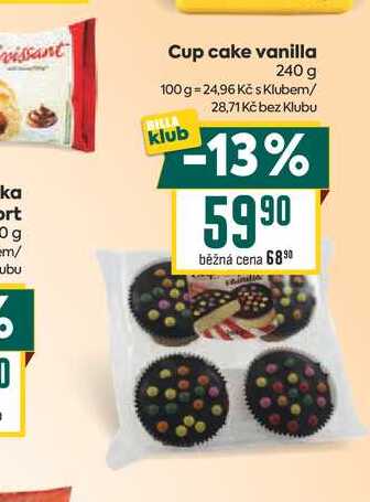 Cup cake vanilla 240 g