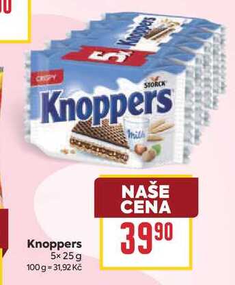 Knoppers 5x25g