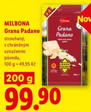 MILBONA Grana Padano, 200 g