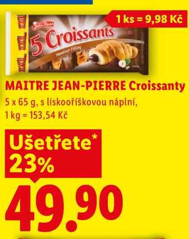 MAITRE JEAN-PIERRE Croissanty, 5x 65 g