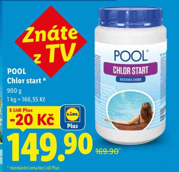 POOL Chlor start, 900 g