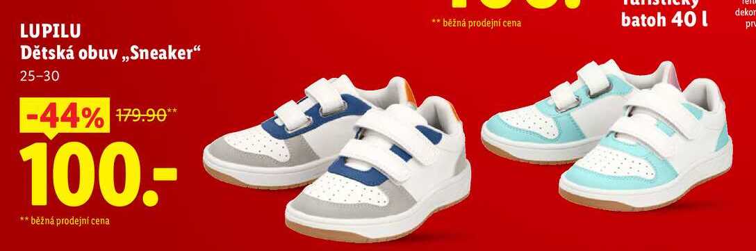 LUPILU Dětská obuv ,,Sneaker" 