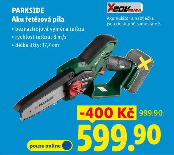 PARKSIDE Aku řetězová pila