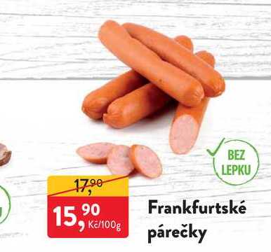 Frankfurtské párečky 100g