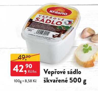 Vepřové sádlo 500g