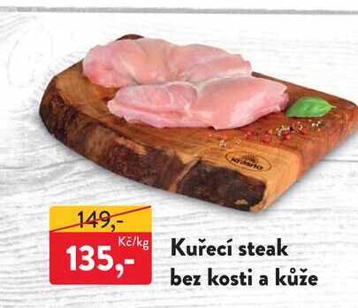 Kuřecí steak bez kosti a kůže 1kg