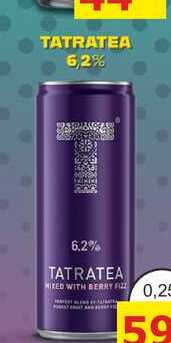 TATRATEA 6,2% WITH BERRY 0,25l plech