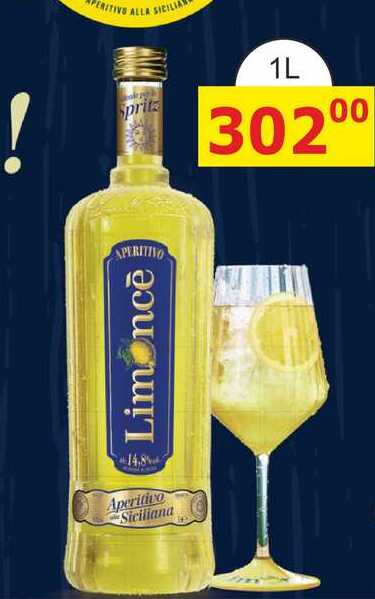 Limoncé Aperitivo Siciliana 1l